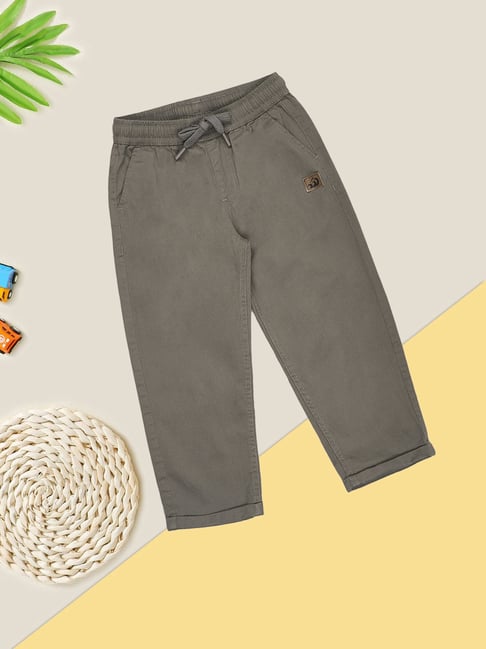Pantaloons Junior Boys Black Oyster Pants