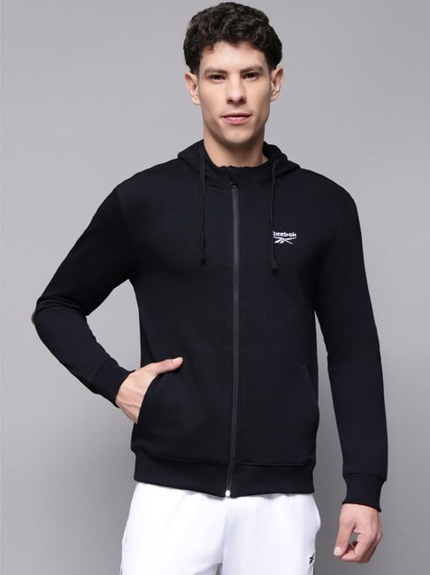 Reebok Black Regular Fit Jacket