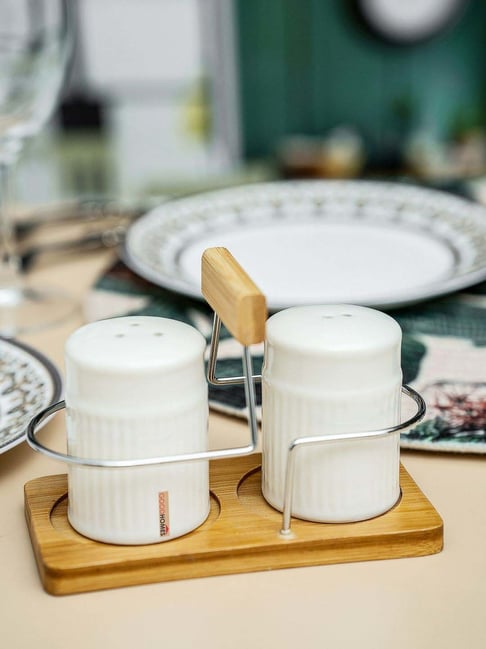 Goodhomes White Spice Shaker Set of 3