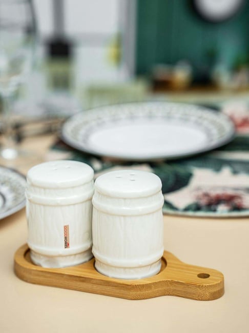 Goodhomes White Spice Shaker Set of 3