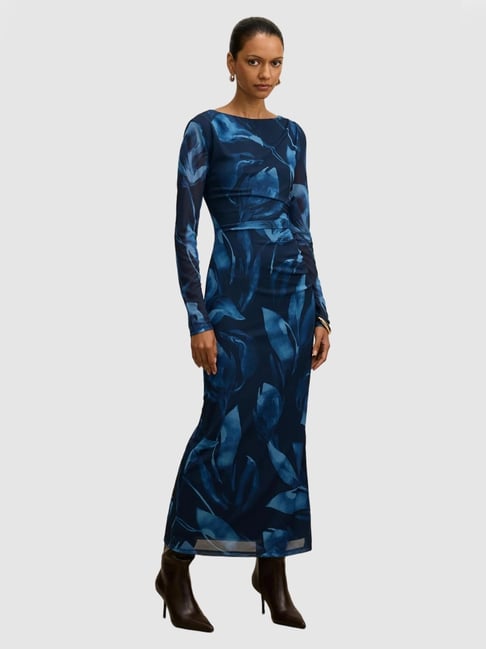 Alannah Petite Printed Midi Dress
