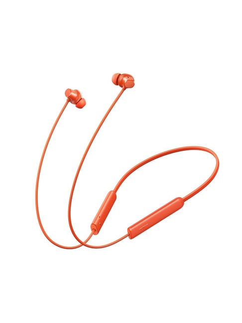 Realme Buds Wireless 5 Lite Bluetooth Neckband (Cyber Orange)