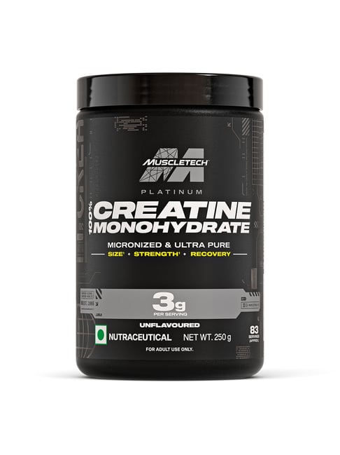Muscletech Platinum 100 Per Creatine Unflavoured - 250gm