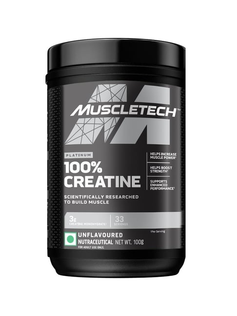 Muscletech Platinum 100 Per Creatine Unflavoured - 100gm