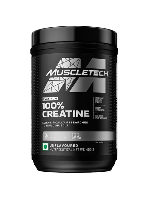 Muscletech Platinum 100 Per Creatine Unflavoured - 400gm