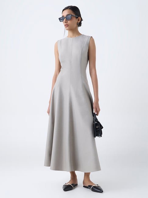 westside designs dresses Buy LOV Dark Brown Schiffli Design Cotton Tube A-Line Dress from Westside