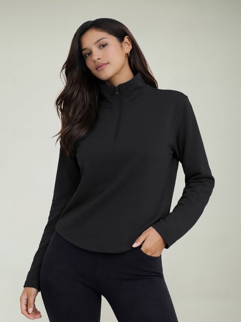 Cava Athleisure Black Adaptive Quarter Zip-picture-32
