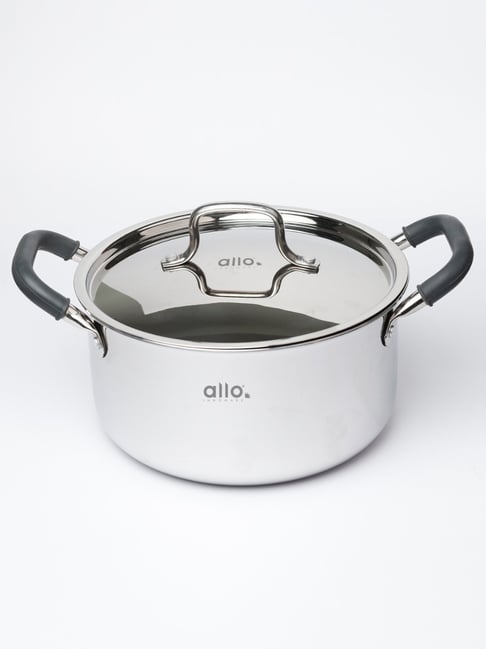 Allo CookSafe Triply Stainless Steel Casserole Saucepot with Lid (8300 ml)