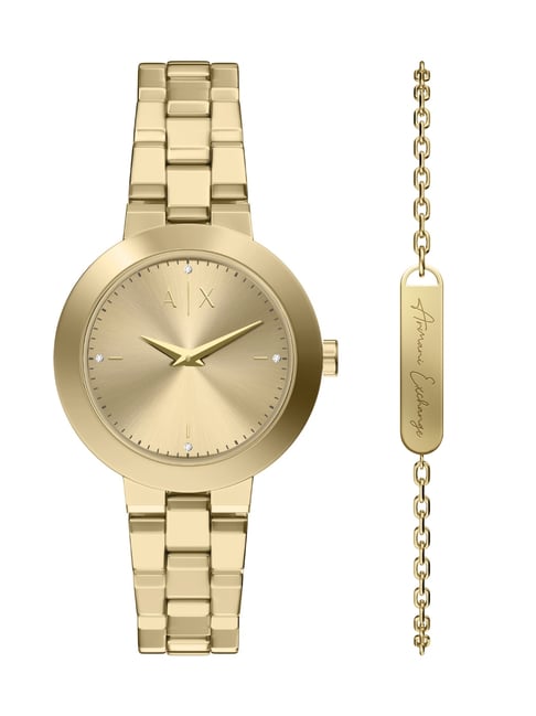 Armani Exchange AX7177SET Analog Watch For Women With Bracelet