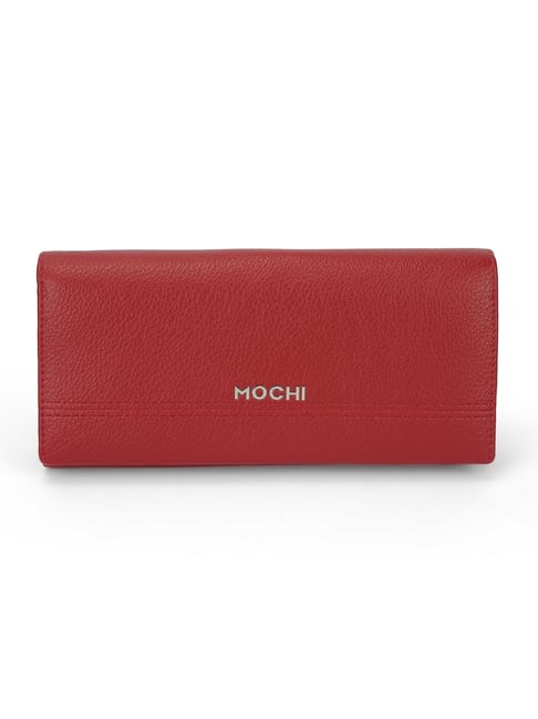 Mochi Maroon Small Bi Fold Wallet