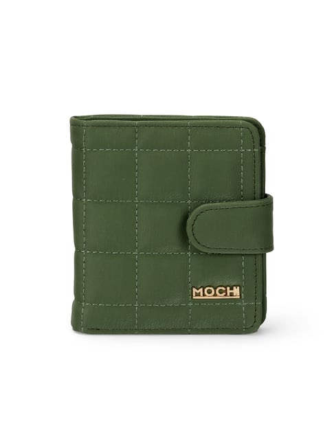 Mochi Green Small Bi Fold Wallet