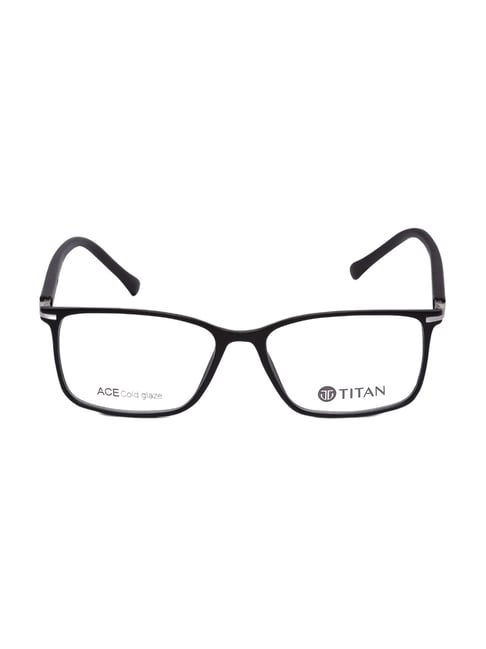 Buy Titan TR1188A1A1 Black Full Rim Rectangular Eyeglasses For Men