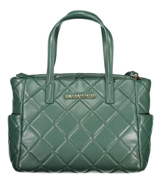 Mario Valentino Dark Green Ocarina Small Tote