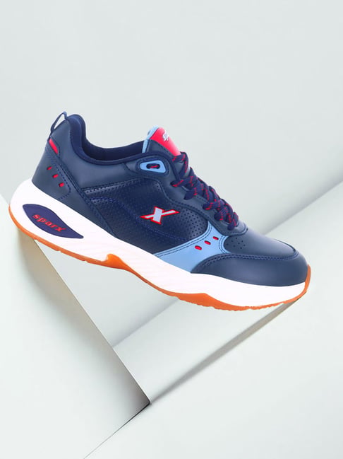 Sparx Men's SM 1033 Navy & Light Blue Running Shoes-picture-31