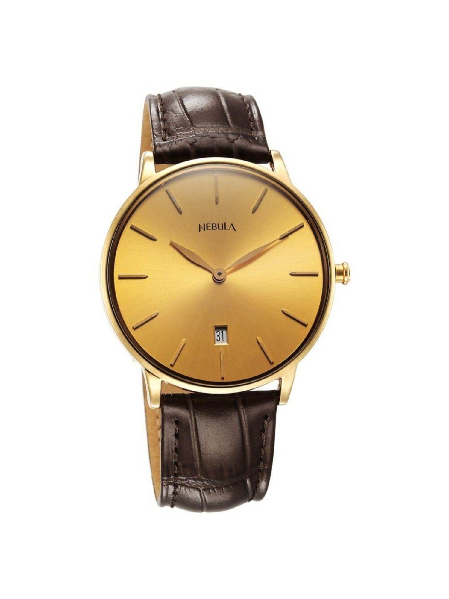 No title.様 Buy NEBULA NR5064DL08 Gold Analog Watch For Men at Best Price