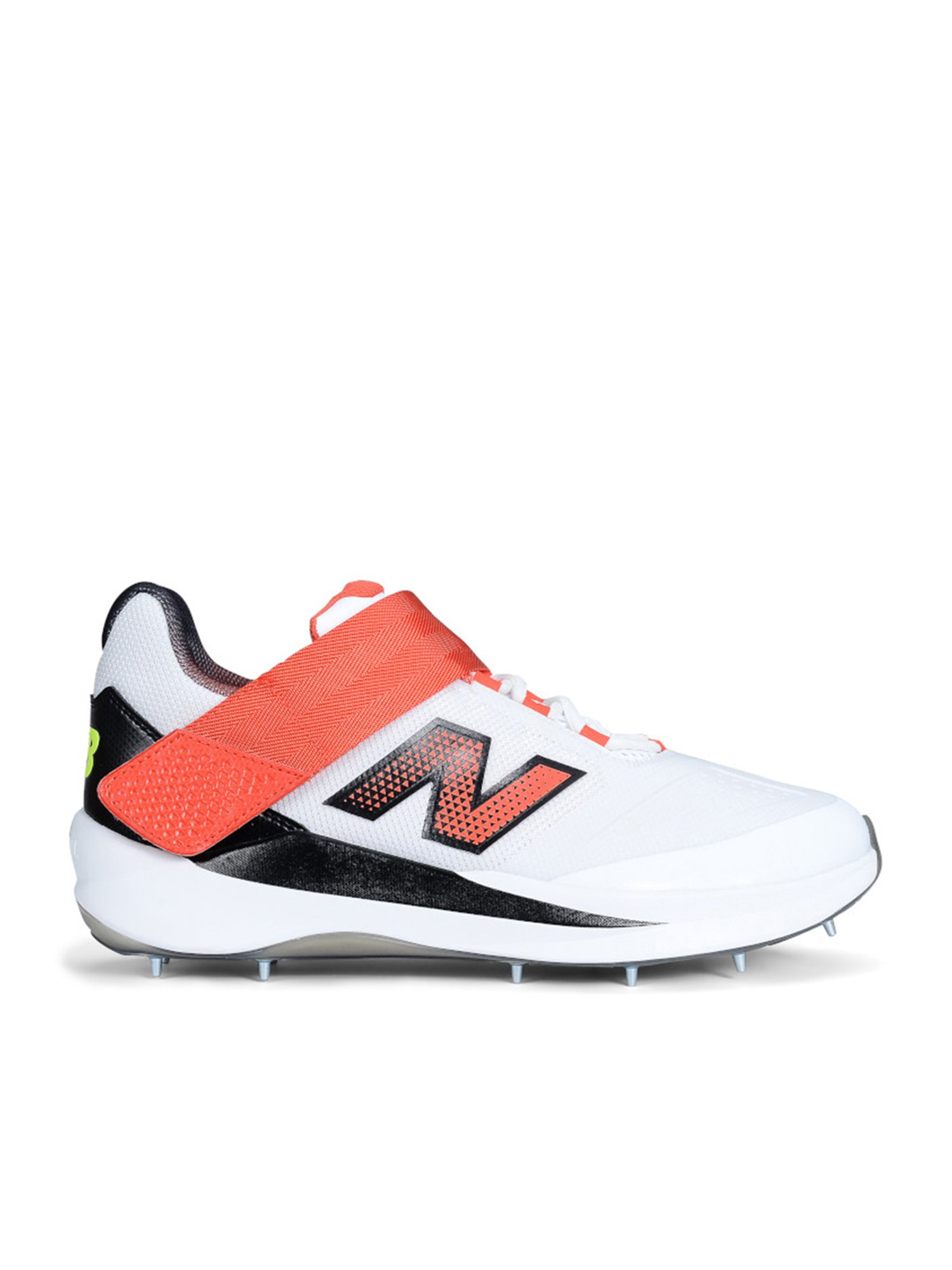 New Balance Men's CK4040F7 White & Orange Cricket Shoes