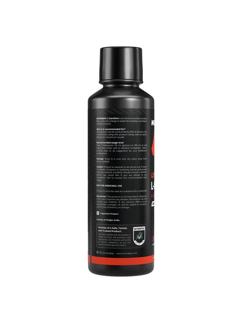 nutrabay pro liquid l carnitine +Vitamin B5 - Lychee Crush 450 ml Online at Best Price Nutrabay Pro L Carnitine Vitamin