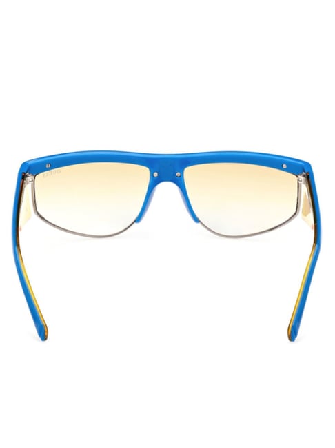 Buy Guess GUS000726290GSG Brown Wraparound Sunglasses for Men for