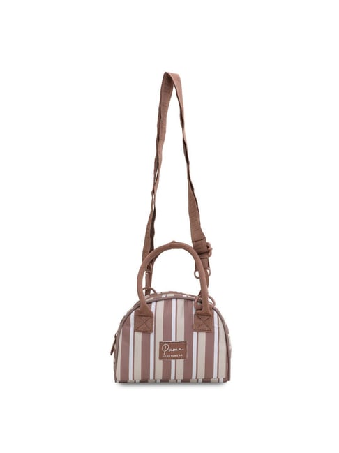 Puma Dusty Tan-Pristine Striped Cross Body Bag