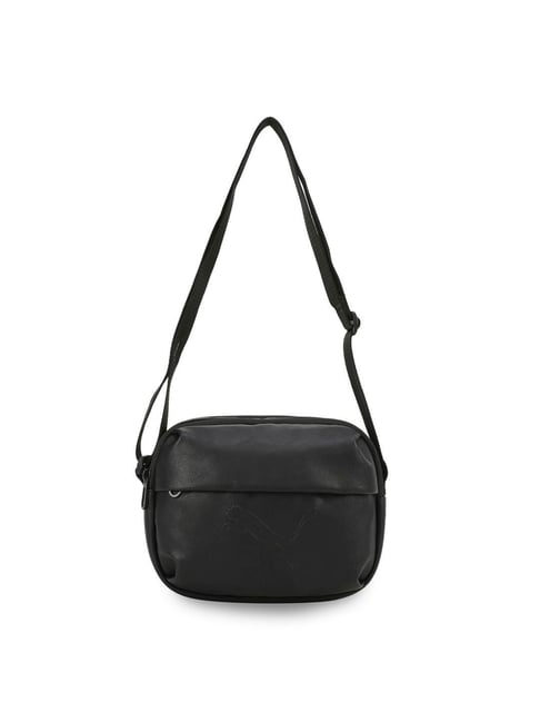 Puma Black Solid Cross Body Bag