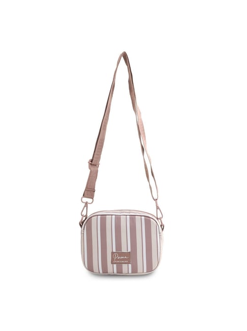 Puma Dusty Tan-Pristine Striped Cross Body Bag