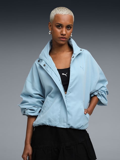 Puma Seafoam Relaxed Fit Sports Jacket