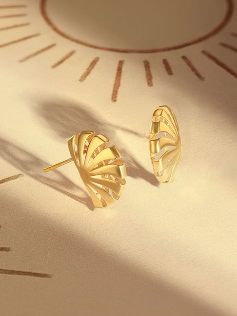 Mia by Tanishq 14k (585) Yellow Gold Earrings for Women