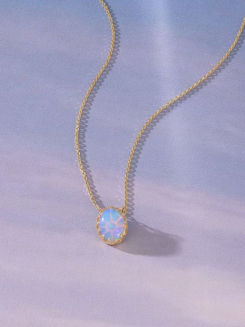 Mia by Tanishq 14k (585) Yellow Gold Necklace for Women