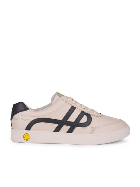Hush Puppies Men's Off White & Black Sneakers-picture-40