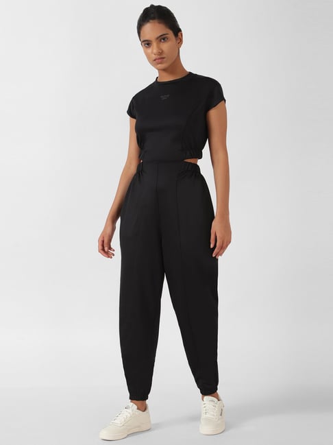 Reebok Black Regular Fit Tracksuit