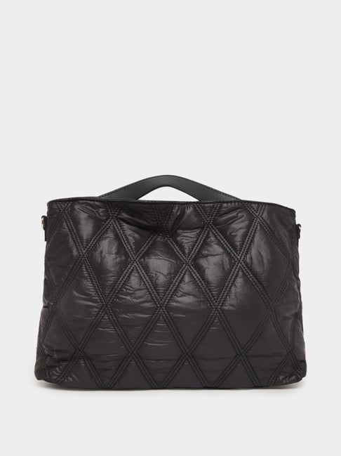 Styli Black Medium Cross Body Bag