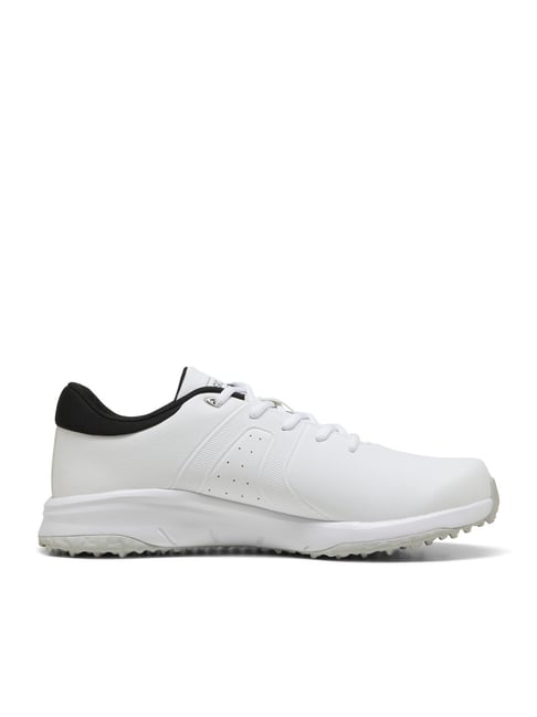 Puma Men's Fusion Tech SL '25 White & Glacial Gray Golf Shoes-picture-28