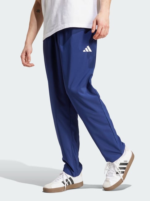 adidas M Stnfrd Opt Sl Blue Regular Fit Sports Trackpants-picture-23