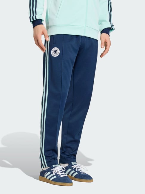 adidas Dfb Og Tp Blue Regular Fit Striped Sports Trackpants-image-27