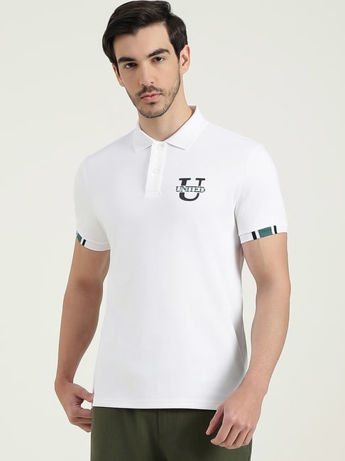 United Colors Of Benetton Green Regular Fit Printed Polo T-Shirt-picture-11