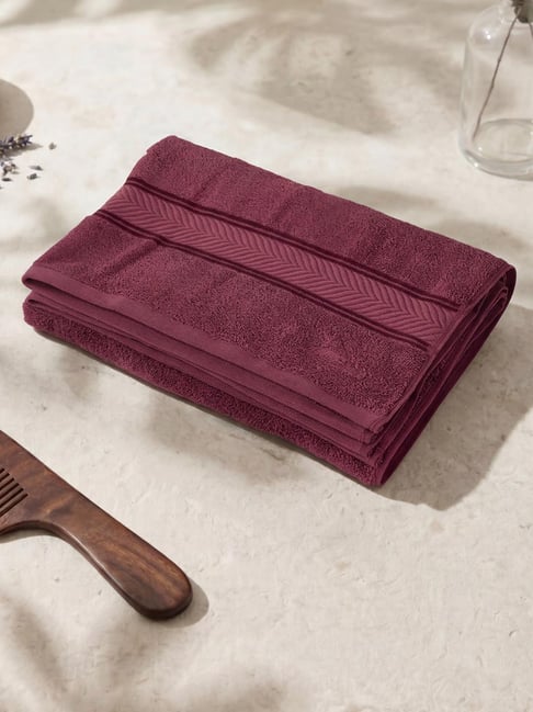 Monte Carlo Windsor Wine Cotton Amber Pvc Bath Towel-picture-26