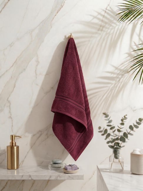 Monte Carlo Windsor Wine Cotton Jasper Pvc Bath Towel-picture-27
