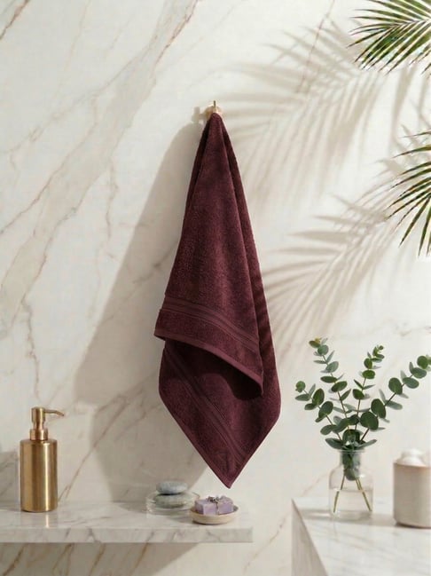 Monte Carlo Wine Red Cotton Soho Pvc Bath Towel-picture-44