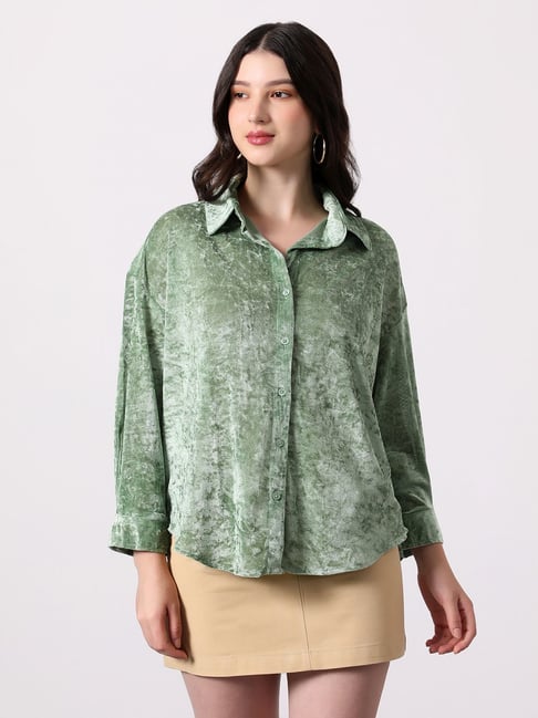 PINACOLADA Green Regular Fit Shirt-picture-32