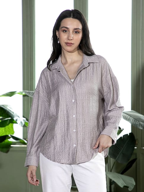 PINACOLADA Grey Regular Fit Shirt-picture-38