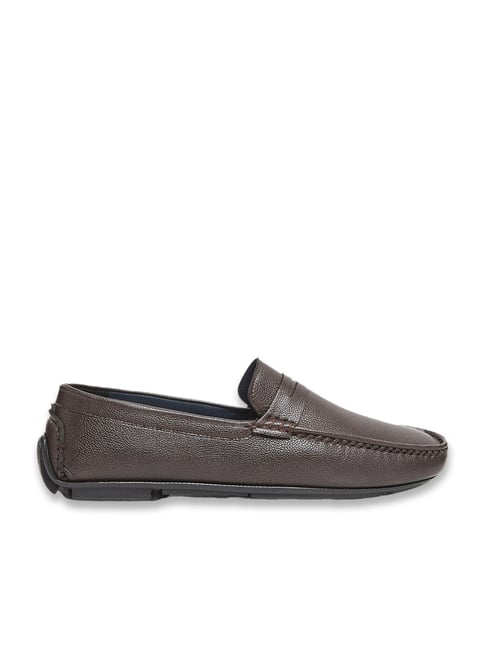 Styli Men's Dark Brown Formal Loafers-picture-39
