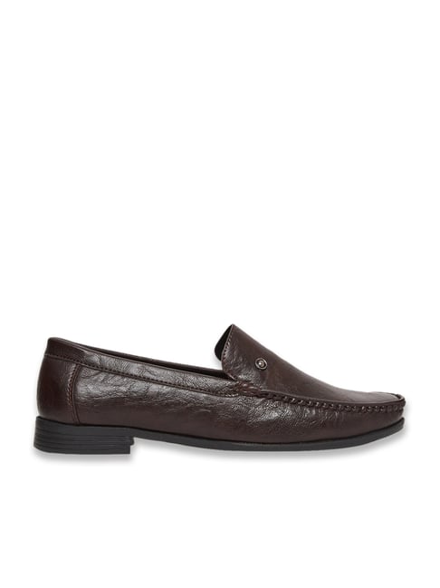 Styli Men's Dark Brown Formal Loafers-picture-40