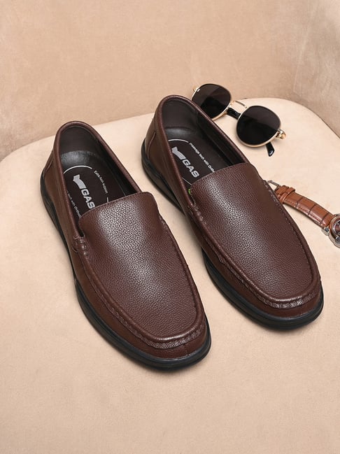 Gas Men's Loreto Brown Casual Loafers-picture-25