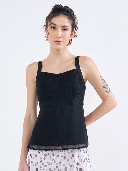 Buy Lace Tops for Women Online | Tata CLiQ Fashion