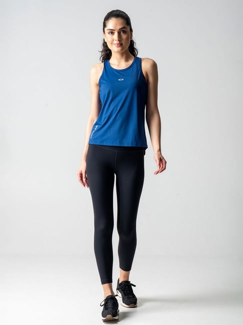 STRCH Navy Printed Sleeveless Top-picture-21