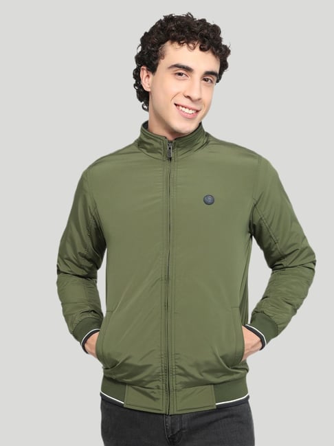 Parx Green Regular Fit Jacket-picture-16