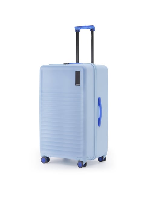 Mokobara Shy Blue The Aisle Trunk Large Hard Sided Checked Luggage-picture-10