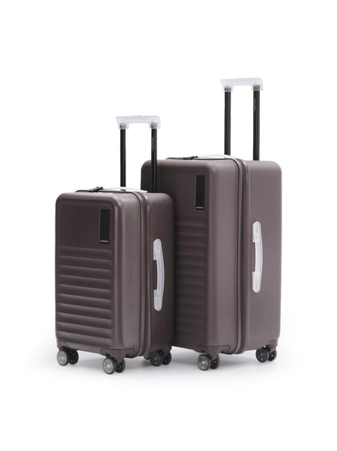Mokobara Cool Beans Brown The Aisle Trunk Set of 2 (Cabin and Check-in)-picture-24