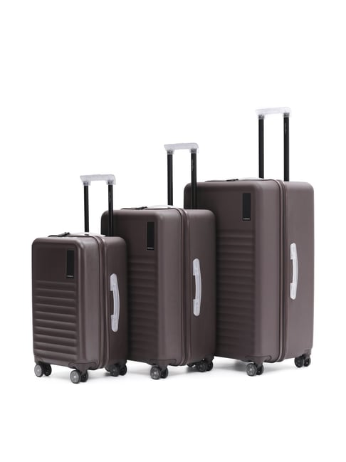 Mokobara Cool Beans Brown The Aisle Trunk Set of 3 (Cabin and Check-in)-picture-38