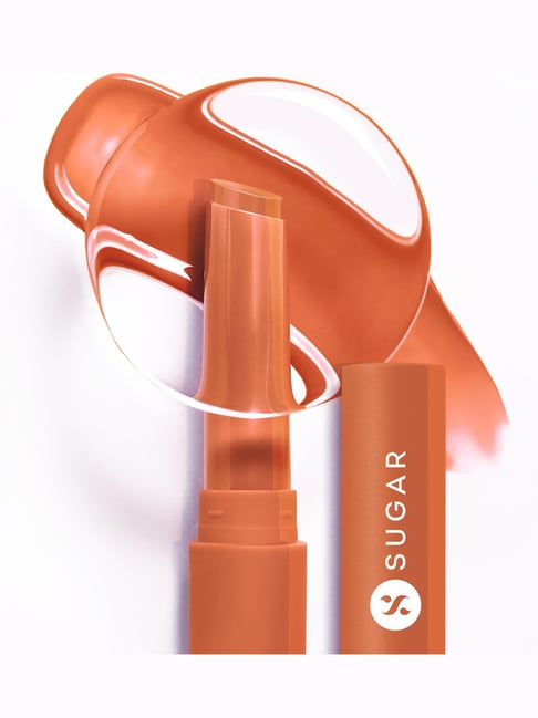 SUGAR Cosmetics Glide Peptide Plumping Gloss Stick 01 Peach Ping - 2.7 gm-image-26